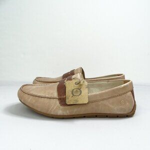 Born Andes Shoes Mens Size 8.5 Casual Slip On Penny Loafers Brown Driving Shoes‎